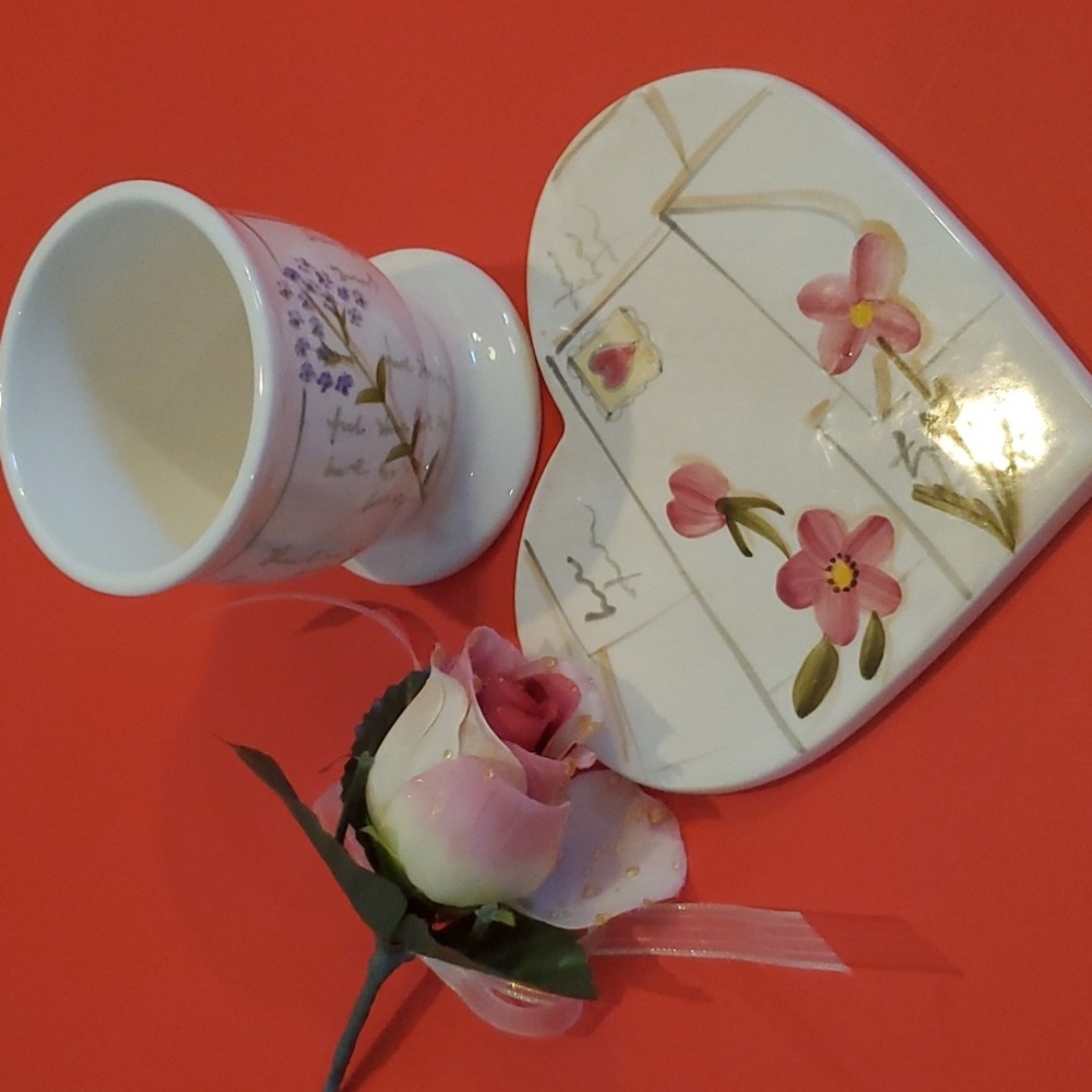 Vintage 1999 Bath & Body Works Candle Plate and Votive Candle Holder